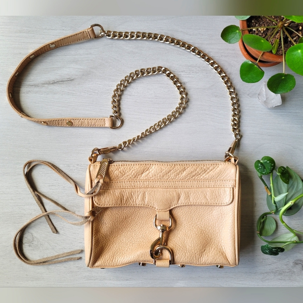 Rebecca Minkoff  Mini Mac leather crossbody bag